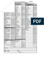 Check List Cabina Sanitaria Ambulancia Paramedico