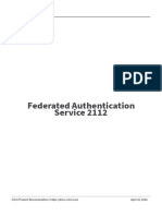 Federated Authentication Service 2112