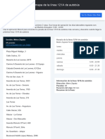 Metro Zapata: Horario y Mapa de La Línea 121A de Autobús