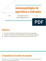 Exame Anatomopatlógico de Placenta - Importância e Indicações