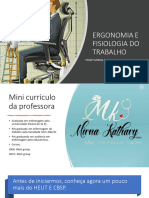 Aula 01 Ergonomia e Fisiologia Do Trab