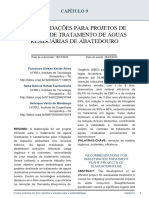 Recomendacoes para Projetos de Estacao de Tratamento de Aguas Residuarias de Abatedouro