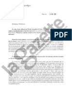 Lettre D'emmanuel Macron Aux Chefs de Partis Politiques - 19042024