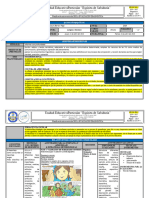 Planificación Semana Diagnostica 9no - Lenguayliteratura