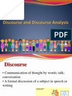 Discourse & Discourse Analysis