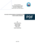 The Levels of Effectiveness of Peacekeeping Efforts of Barangay Tanod in Quezon