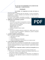 Competencias Del Tecnico en Enfermeria en El Servicio de Geriatria y Gerontologia