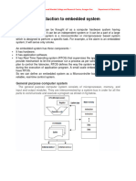 Introduction To Embedded System