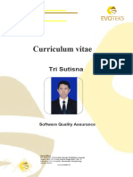 CV Template Tri Sutisna SQA 2 Weeks