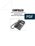 Cortelco 8780 Manual