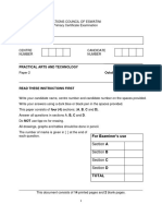 EPC Practical Arts and Technology 2021 Question Paper 2