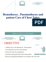 Final Chest Tube Care