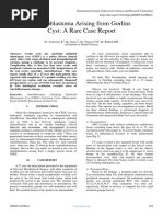 Ameloblastoma Arising From Gorlins Cyst: A Rare Case Report