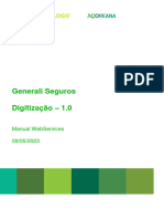 Docs API Tranquilidade - Generali Seguros, S.A. - Digitização - Manual WebServices - V1 - 07