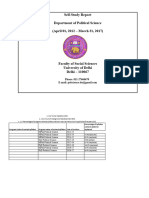 Political Science SSR Report 2018