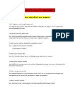 ENGINEERING ECONOMICS SHORT QUESTION and ANSWERS