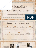 Filosofía Contemporánea