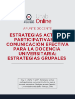 Estrategias Activas Participativas de Com. Efectiva