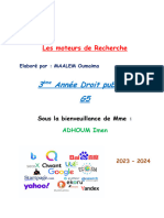 Moteurs de Recherche