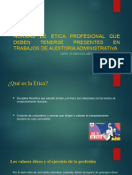 Normas de Etica Profesional Que Deben Tenerse Presentes