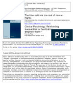 Patel Nimisha (2003) Clinical Psychology - Reinforcing Inequalities or Facilitating Empowerment