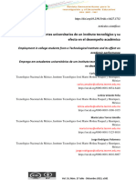 Artículo Indexado 2023 Empleo en Estudiantes Universitarios