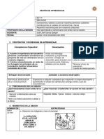 Sesión de Aprendizaje Semana 3