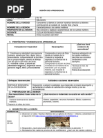 Sesión de Aprendizaje Semana 4