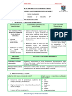 Sesion de Aprendizaje Dialogamos Sobre La Historia de Nuestro Nombre