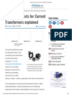 6 Electrical Tests For Current Transformers Explained