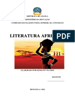 Literatura Africana