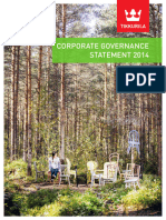 Tikkurila Corporate Governance Statement 2014