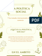 La Politica Social y Los Tratados Internacionales de Libre Comercio