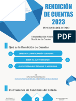 Rendición de Cuentas - FUNCIONES DEL ESTADO