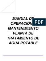 Manual de Planta de Tratamiento de Agua