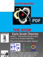 PowerPoint - Models of The Atom - A Historical Perspective