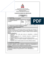 Plano de Ensino - Eletronica Analogica - 2019 - 2