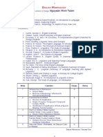 Morphology Teaching Plan