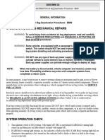 Air Bag Deactivation Procedures