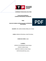 Casos de Hábeas Corpus en Base A Diferentes Derechos Protegidos