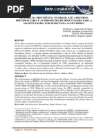 História Da Previdência No Brasil Até A Reforma Previdenciária E As Imposições de Dificuldades para A Aposentadoria Por Idade para As Mulheres