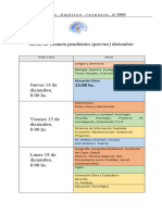 Mesas Examen