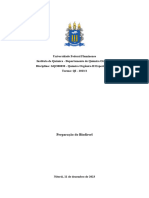 Relatório Da Preparação Do Biodiesel