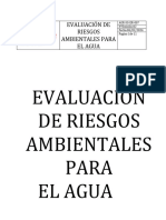 PP-AC-P-36 Análisis de Riesgos Ambientales para El Agua y Plan de Acción