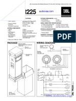 JBL tr225 Manual de Servicio