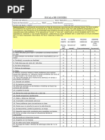 Escala de Conners para Padres