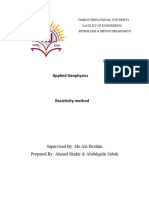 Resistivity Method