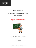 Algebra Handbook