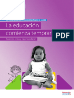 La Educación Comienza Temprano: Avances, Retos y Oportunidades