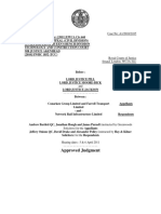 Conarken Group Limited, Farrell Transport Limited V Network Rail Infrastructure Limited